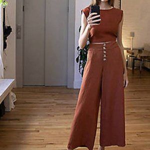 Lou and grey 100% linen pants